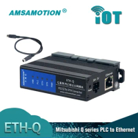ETH-Q-2P Ethernet Extension Module RS232-ETH Converter RS232 Suitable for Mitsubishi Q Series Q00/02 PLC