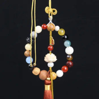 Eighteen Seed Bodhi Bodhi seed Hanging Decoration Beads Beads Eighteen Seeds Bodhi Ornament Bodhi Car Hanging Gift