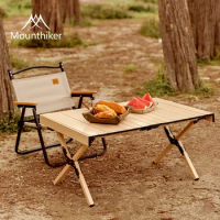 Picnic Table and Chair Folding Camping Hiking Portable Equipment Supplies Collapsible Lightweight Nature Hike Outdoor Furniture
