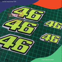 Sticker Rossi 46 Cutting Timbul High Quality