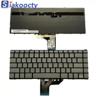 New NR Silver Backlit Keyboard for HP Spectre x360 13-AC 13-W 13-AD 13-AE 13-AP