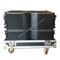 Professional audio passive line array speaker system KR208 double 8 Inch mini line array speaker PA System