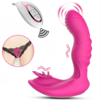Wearable Dildo Vibrator Anal Vagina G Spot Massager Clitoris Stimulator Female Masturbator Vibrating Panties Sex Toys for Women