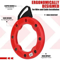 Penarik Kabel Gulung Nylon Cable Puller 30 Meter Fiberglass Conduit