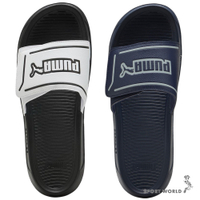 Puma 拖鞋 男鞋 女鞋 魔鬼氈 Royalcat Comfort 2 白黑/藍【運動世界】40033802/40033804
