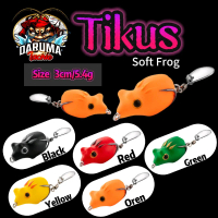 「DRM」Tikus Thailand Thai Style Soft Frog Umpan Katak Casting Haruan Gewang Floating Bait Soft Frog L