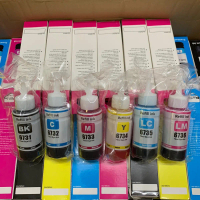 Mực in màu E.pson T673 mực máy in Epson L800 / L810 / L805 / L850 / L1800. (Bộ 6 màu)