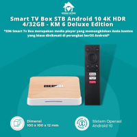 SMART TV BOX STB ANDROID 10 SET UP SETUP BOX DIGITAL 4K HDR 4/32GB