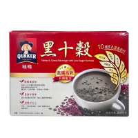 【美式賣場】QUAKER 桂格 減糖黑十穀 38公克X50入