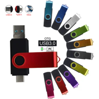 3 in 1 USB stick 64gb otg 3.0 Multifunctional pendrive 128gb Flash Drive 256gb 16gb 128GB Pen Drive for phone and PC type-c