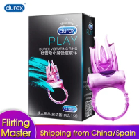 Durex Vibrating Ring Little Devil Sex Vibrator for Man Waterproof Clitoral Stimulation Penis Bullets Adult Sex Toys Products