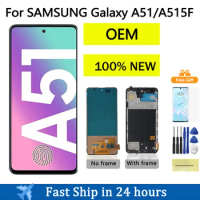 Super AMOLED LCD For Samsung Galaxy A51 LCD Display Touch Screen Digitizer Assembly Replacement A515 A515FN/DS A515F