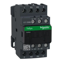 Schneider LC1D128D7 TeSysD contactor 4P 440V 25A AC1 coil 42vac