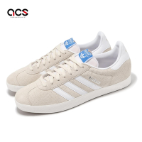 adidas 休閒鞋 Gazelle 男鞋 女鞋 米白 麂皮 三條紋 情侶鞋 愛迪達 IF3817