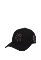 MLB Korea Stamp Ball Cap - NY Yankees Black Pink