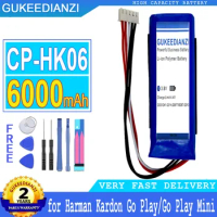 GUKEEDIANZI High Quality Battery, CP-HK06, GSP1029102 01 for Harman/for Kardon Go Play, Go Play Mini, Big Power Tools, 6000mAh