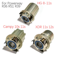 Powerway R36 R51 R39 Original Freehub HG 8-11s Campy 10s 11s XDR 12s Flywheel Body 4 Pawls Alloy ENDURO Bearings Cassette Body