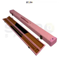 Tas Koper Stik Billiard 1x1 Hardcase - PU Leather Coklat, Pink, Hitam, Biru Pink