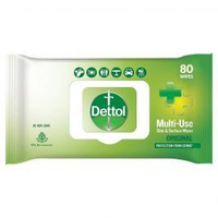 DETTOL - 抗菌清潔濕紙巾 80片