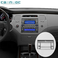 For Hyundai Azera 2006-2011 Car Carbon Fiber Stickers Interior Decorative Accessories Radio With CD And Cassette Player