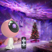 AIRIVO Astronaut Galaxy Projector Star Lights for Bedroom Star Projector Night Light for Kids Blueto