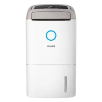 【Philips飛利浦】14.2L抗敏清淨除濕機-柔霧奶茶(DE5306/86)
