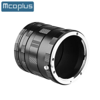 Mcoplus Metal Manual Macro Extension Tube Ring for Canon 760D 700D 90D 80D 70D 5D 6D 7D 1300D Rebel T6 T7 T5 T8i T7i T6i T6s T5i