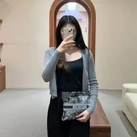 Tas CHRISTIAN DIOR DIORIVERA BLUE ZIP POUCH 100% ORIGINAL 28X22CM