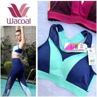 Wacoal Dynamic Sport Bra Seamless Tanpa Kawat Busa Normal Ib 1023 Bh Olahraha Wanita Gym Running Pil