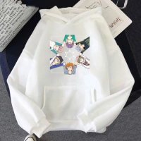 Harajuku Korean Style Casual Loose Sweatshirts Unisex Kawaii Cartoon Misumi's Triangles Lightweight 