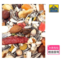【Extra 藍亞仕】水果有殼飼料 2公斤X2入組(中型、中大型鸚鵡 波力鸚鵡玩具生活館)