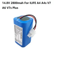 New original Rechargeable For ILIFE Battery 14.8V 2800mAh robotic vacuum cleaner accessories parts for Chuwi ilife A4 A4s A6