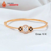 Gelang Emas Mas Asli Model Bangle Elvoria J5 Ismoyo HITAM