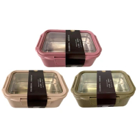 Stainless Steel Lunch Container Lunch Box Container Set Leakproof Containers Bento Box Eco-Friendly 3 Colors Drop shipping