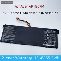 New Original AP18C7M 55.9Wh 3634Mah Laptop Battery For Acer Swift 5 SF514-54G SP513-54N SF313-52 Series 4ICP5/57/79 KT00407008