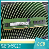 1Pcs For SK Hynix RAM 8GB 8G 2RX8 PC4-2400T REG HMA41GR7AFR8N-UH Server Memory DDR4 2400