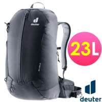 【Deuter】AC LITE 網架直立式透氣背包23L.登山健行背包.戶外自助旅遊/3420324 黑