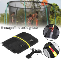 Trampoline Safety Net Replacement Inner Protection Fence Trampoline Protective Inner Net For 10/12/14 Feet 6/8 Poles Accessories