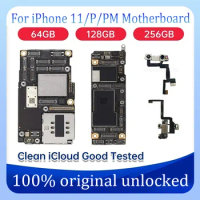 【Original Unlocked】Clean iCloud Mainboard For iPhone 11 Pro Max Complete Working Motherboard supports iOS update logic board