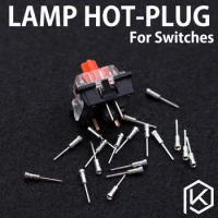LED hot plug Crystal Oscillator base for cherry mx switch kailh gateron outemu otm blue red black brown