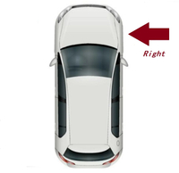 belook กระจกมองข้างรถยนต์พร้อมระบบตรวจสอบจุดบอด 1 ชิ้น สำหรับ VW GOLF 7 7.5 VII GTI GTD GTE R-line M
