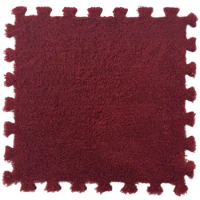 Puzzle 11.81inch Carpet 14 In Colors Velvet Home Decor Sized Heated Blanket Square Splicing Velvet Floor Mat 30x30x1cm