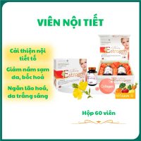 Viên uống nội tiết tố nữ Beauty Estrogen New hộp 60 viên giúp cải thiện nội tiết, làm đẹp da và ngăn