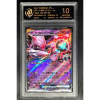 Kad Pokémon Jepun. Rocket Team Mewtwo EX 039/098 RR RPA 10 (sama seperti PSA 10)