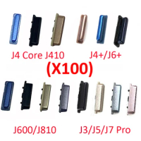 100Pcs For Samsung Galaxy J3 Pro J4 Core J5 J6 Plus J7 J8 Original Phone Housing Power Volume Button External Side Key Parts