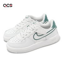 Nike 休閒鞋 Force 1 Low Easyon LV8 3 PS 中童 白 綠 小朋友 皮革 AF1 FZ3369-100