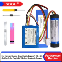 XDOU New Battery For Harman Kardon Onyx Studio Esquire 1 2 3 4 5 6 Go Play &amp; Go Play Mini Wireless Bluetooth Speaker + Kit Tool