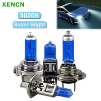 XENCN H7 H4 H1 H3 Cool Light White 5000K 12V Halogen Bulb Auto HeadLight 100W High Quality Fog Lamp OEM Parking (1pcs)