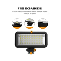 Action Camera Diving Fill Light for Gopro10 Mini LED Waterproof Vlog Photography Light