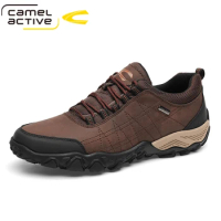 Camel Active New PU Leather Men Casual Shoes Comfortable Fashion Footwear Soft Male Lace-up Shoes